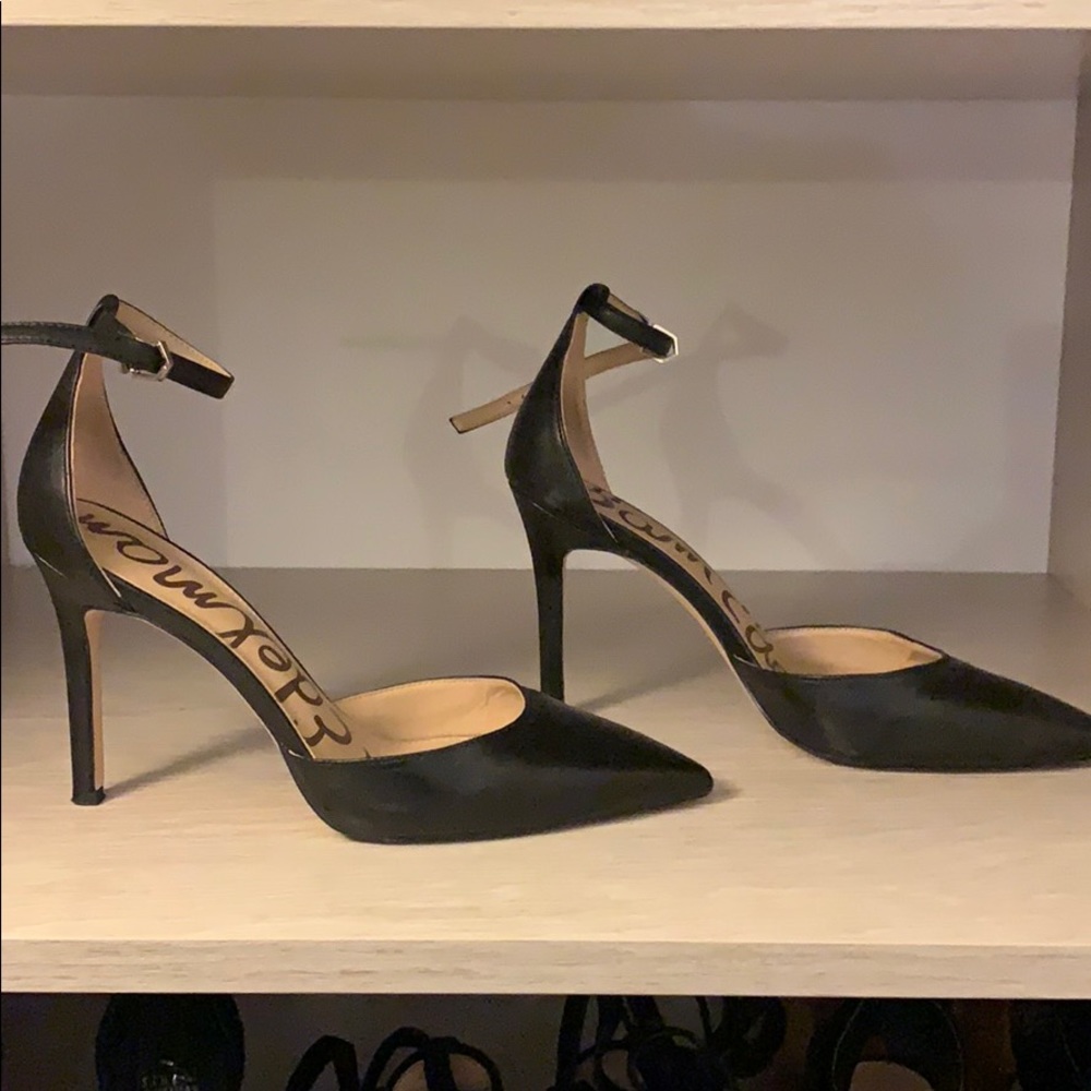 High heel ankle strap sandal